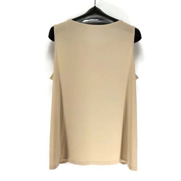 Susan Graver Modern Essentials Liquid Knit Tank Top Women's Plus Size 1X Stretch - Picture 5 of 10